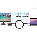 i-tec C31CBLDP8KBIDIR видео кабель адаптер 1,5 m DisplayPort USB Type-C Черный i-tec C31CBLDP8KBIDIR видео кабель адаптер 1,5 m DisplayPort USB Type-C Черный