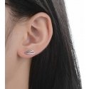 Серьги Moiss Stylish серебристые E0002441 Серьги Moiss Stylish серебристые E0002441