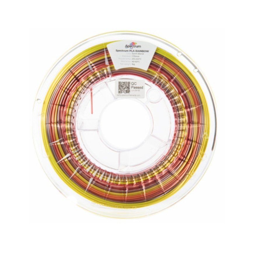 Spectrum Filaments 81020 3D printing material Polylactic acid (PLA), Silk Multicolour 1 kg – 3