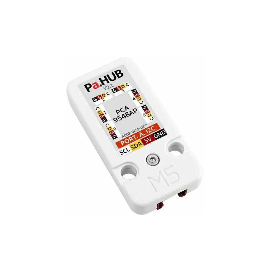 PaHub v2.1 – 6 kanavan moduuli I2C-multiplexerilla – PCA9548AP – Laite laajennusmoduuli – M5Stack U040-B-V21 – 2