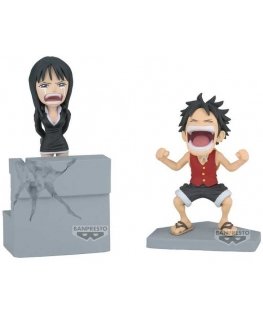 Banpresto One Piece Luffy & Nico Robin World Collectable figure 10cm