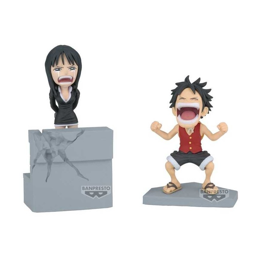 Banpresto One Piece Luffy & Nico Robin World Collectable figure 10cm
