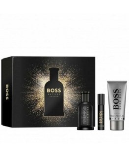 Hugo Boss BOSS Bottled Parfum kingituste komplekt meestele (PP parfüüm, 100 ml + PP parfüüm, 10 ml + dušigeel, 100 ml)