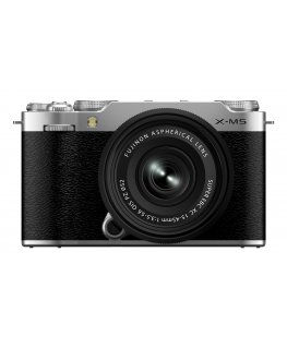 Fujifilm X-M5 SILVER Kit XC 15-45mm MILC 26,1 MP X-Trans CMOS 4 6240 x 4160 pikseliä Hopea