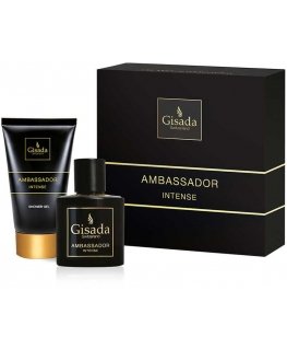 Gisada Ambassador Intense -pakkausparfyymi suihke 50ml + suihkugeeli 100ml