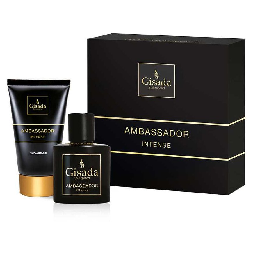 Gisada Ambassador Intense set perfume spray 50ml + shower gel 100ml