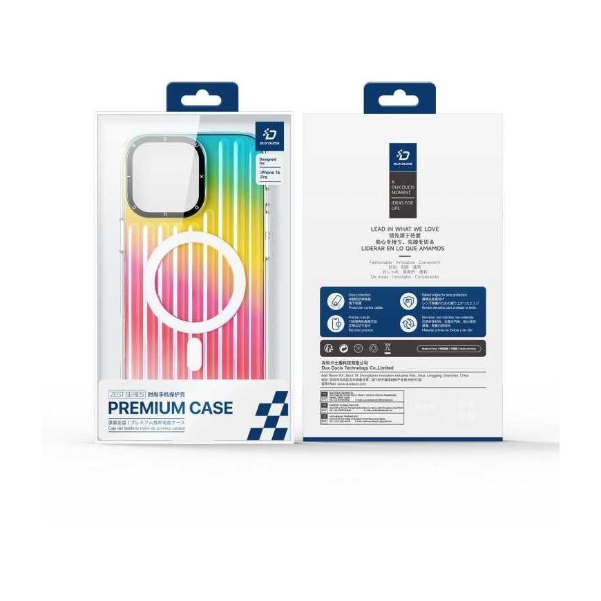 Dux Ducis Zest Case for Apple iPhone 16 Pro Gradient Rainbow – 4