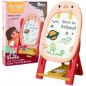 Lean Toys Double-sided magnetic board 67x37x25 cm with game set, 56 pcs.