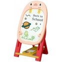 Lean Toys Double-sided magnetic board 67x37x25 cm with game set, 56 pcs.