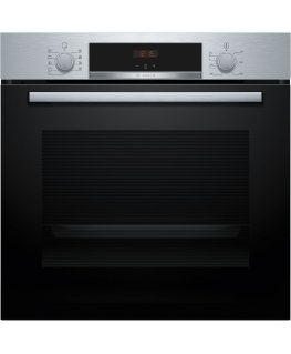 Bosch Serie 4 HBA514BS3 uuni 71 L 3400 W musta, Ruostumaton teräs