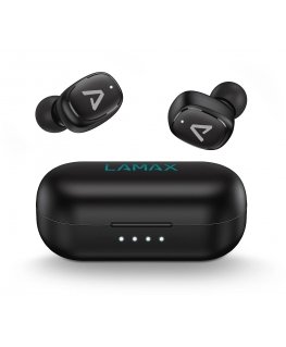 Lamax Dots3 Play Austiņas Bezvadu Ausīs Zvani / mūzika USB Veids-C Bluetooth Melns