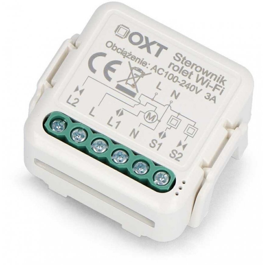 Tuya – 230V WiFi roletų valdiklis – Android/iOS programa – OXT T227