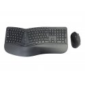 Conceptronic ORAZIO02ES tastatūra Pele iekļauta Birojs RF Bezvadu QWERTY Spāņu Melns