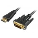Sharkoon 5m, HDMI/DVI-D Черный Sharkoon 5m, HDMI/DVI-D Черный