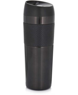 Terminis puodelis metāla 450 ml melns AMBITION