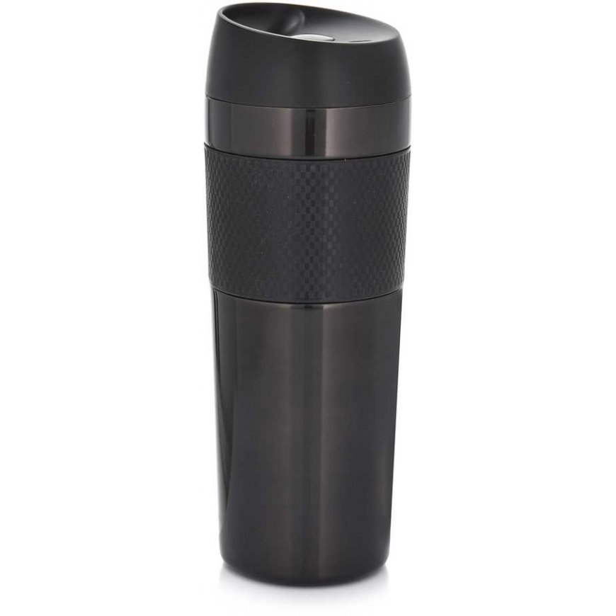 Terminis puodelis metāla 450 ml melns AMBITION