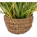 Atmosphera MAXIME artificial grass in a woven pot, 80 cm