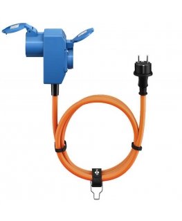 Goobay adapteris kabelis Schuko į CEE 16A ir Schuko 90st 1,5m