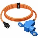 Goobay Adapter cable Schuko to CEE 16A and Schuko 90 degrees 1.5m Goobay Adapter cable Schuko to CEE 16A and Schuko 90 degrees 1.5m