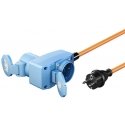 Адаптер Goobay Schuko на CEE 16A и Schuko 90ст 1,5м Адаптер Goobay Schuko на CEE 16A и Schuko 90ст 1,5м