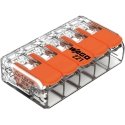 Orno „Wago“ 5-napainen liitin, malli: 221-415, 0,20 - 4,00 mm², 10 kpl. Orno „Wago“ 5-napainen liitin, malli: 221-415, 0,20 - 4,00 mm², 10 kpl.