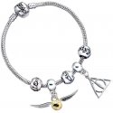 Carat Shop Harry Potter Mirties Relikvijos Snitch 3 Spellbeads sidabrinis pakabukas apyrankė Carat Shop Harry Potter Mirties Relikvijos Snitch 3 Spellbeads sidabrinis pakabukas apyrankė