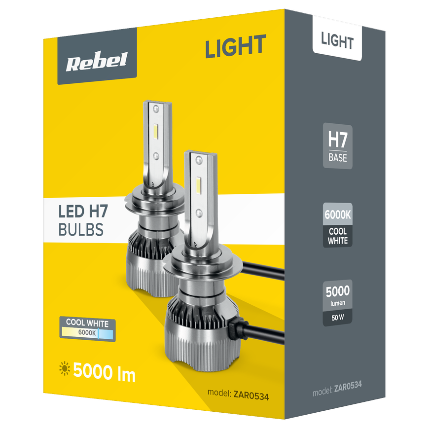 LED automobilio lempa Rebel - H7 – 5