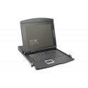 Digitus DS-72221-1GE KVM konsolė 48,3 cm (19") 1920 x 1080 pikseliai Juoda 1U