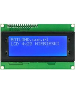 LCD 4x20 символов синего цвета с соединениями - justPi