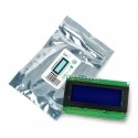 LCD 4x20 blue character with connectors - justPi LCD 4x20 blue character with connectors - justPi