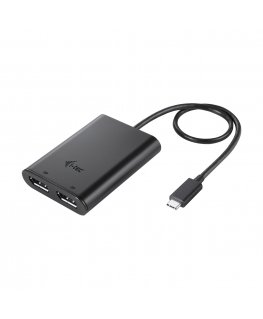 i-tec C31DUAL4K60DP USB grafiskais adapteris 7680 x 4320 pikseļi Melns