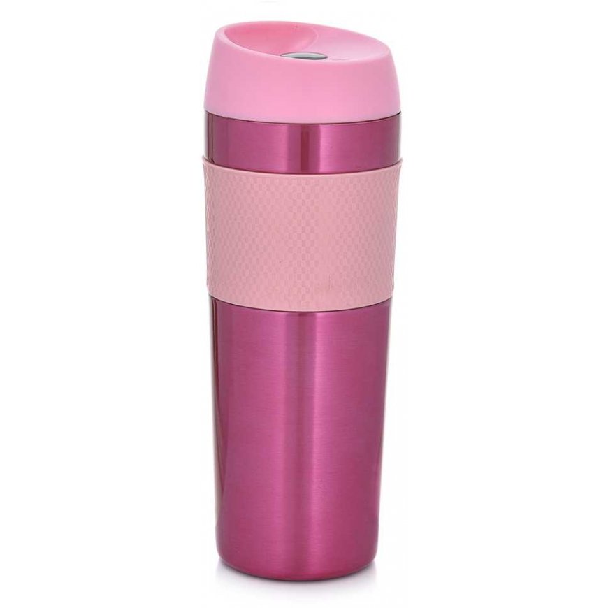 Termosmuki Metallic 450 ml vaaleanpunainen AMBITION
