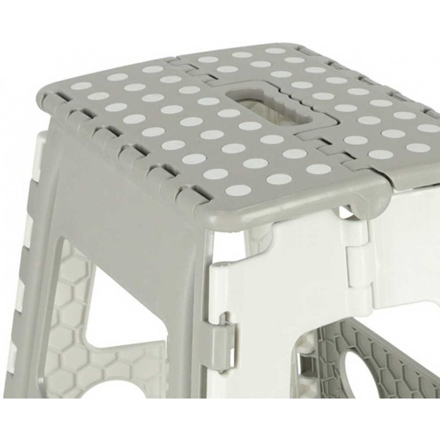 Iconic Non-Slip Folding Stool, height 39 cm, light gray – 3