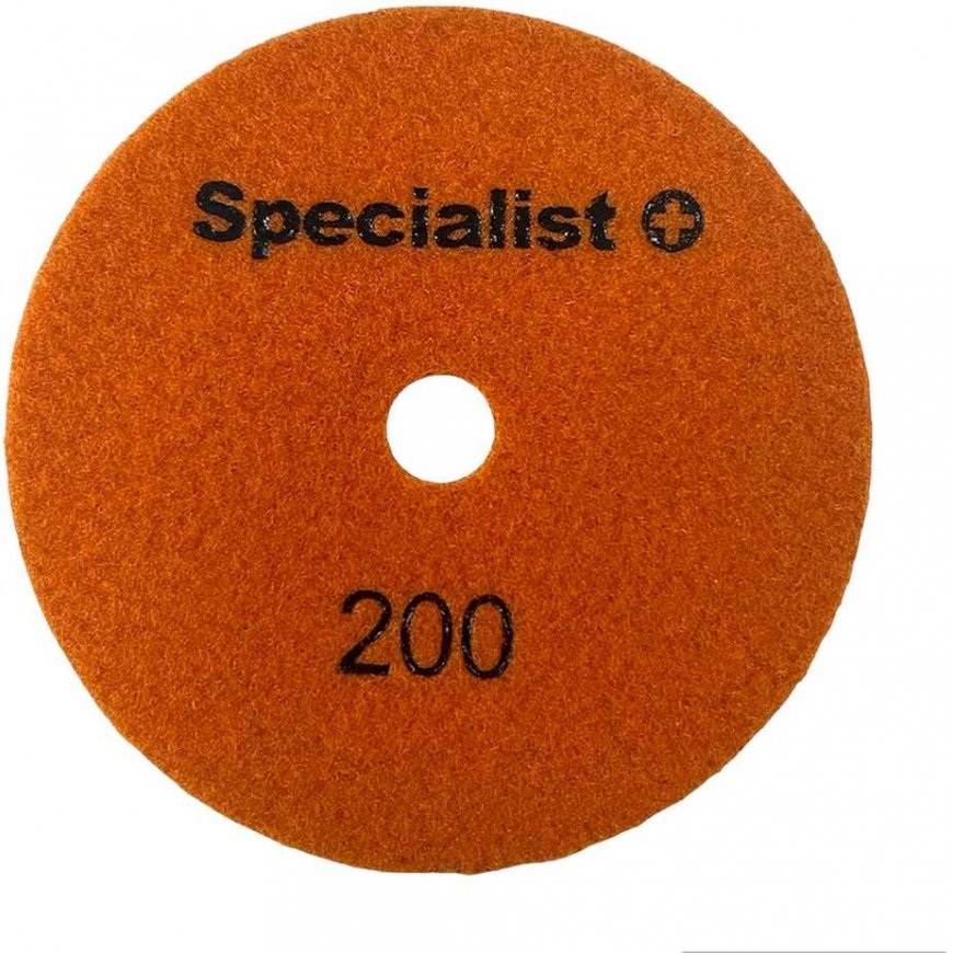 SPECIALIST+ dimanta. slīpēšanas lapa, universāla, 125 mm, 200P – 2