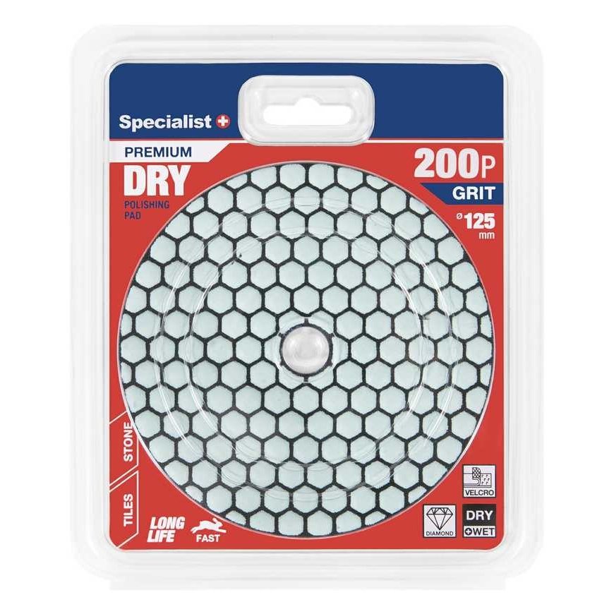 SPECIALIST+ deimantinis šlifavimo lapas, universalus, 125 mm, 200P – 5