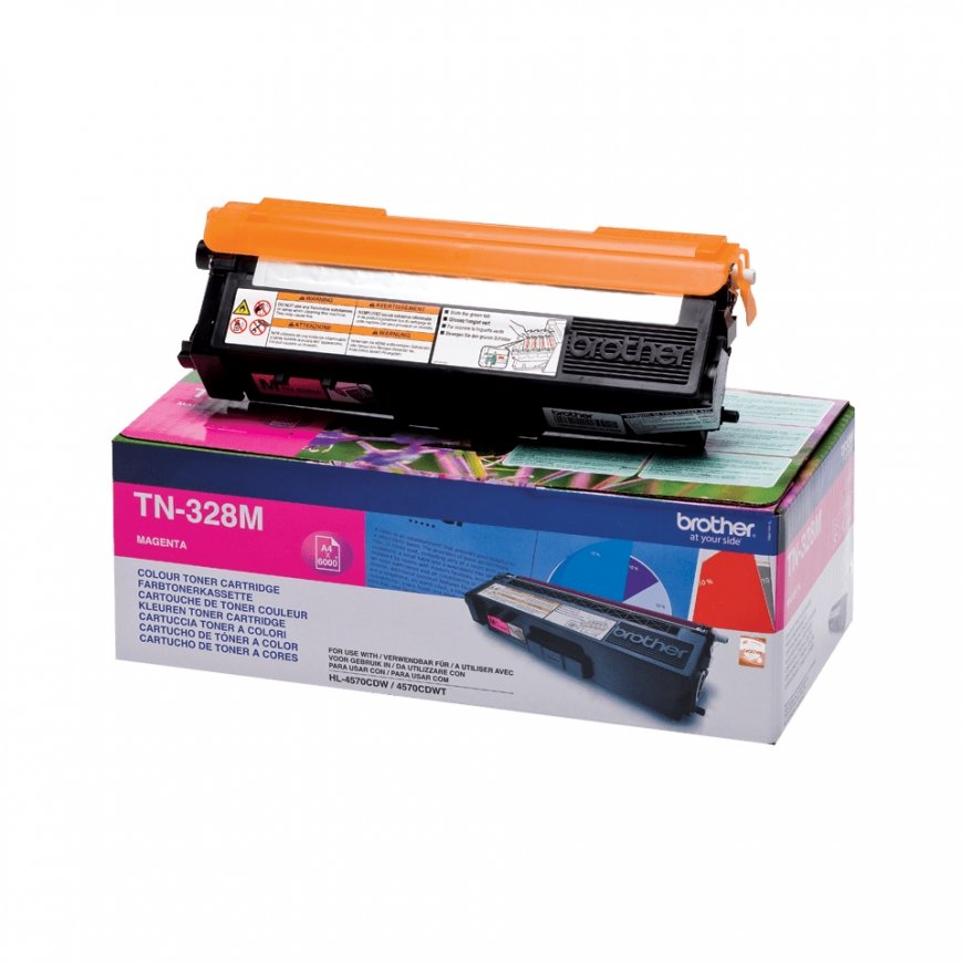 Brother TN-328M tonerio kasetė 1 vnt Originalus Rausvai raudona