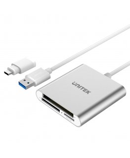 UNITEK Y-9313 kortinlukija USB 3.2 Gen 1 (3.1 Gen 1) Hopea