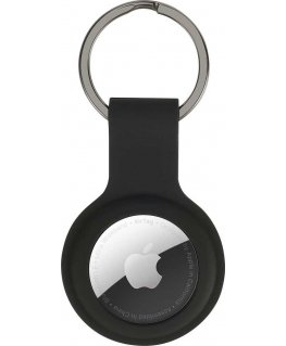 Dėklas FoneKit TagGuard pidike avainrenkaalla, Apple AirTag, musta