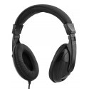 Deltaco HL-51C headphones/headset Wired Head-band Calls/Music USB Type-C Black
