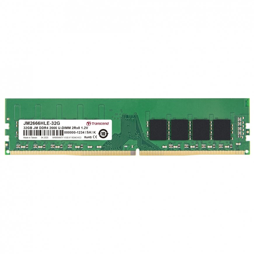 Transcend JetRam JM2666HLE-32G mälumoodul 32 GB 1 x 32 GB DDR4 – 2
