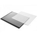 Tablecloth Forpus, 50x63cm, black with a liftable transparent cover Tablecloth Forpus, 50x63cm, black with a liftable transparent cover