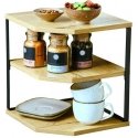 Kesper Corner Kitchen Shelf with Three Shelves, 26 x 28 cm