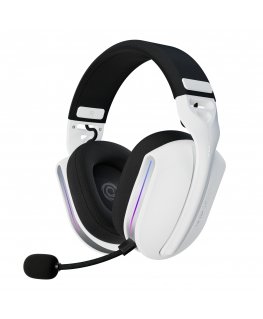 Oniverse Polaris Austiņas Vadu & Bezvadu Speļu USB Type-C / USB Type-A Bluetooth Melns, Balts