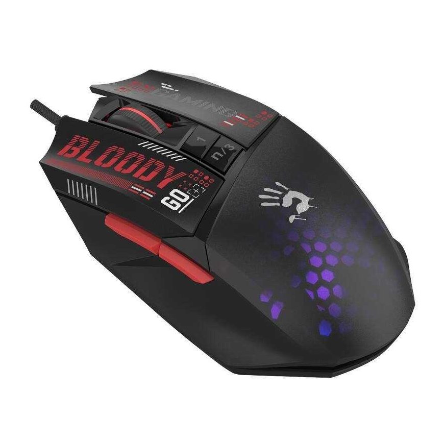 A4Tech BLOODY W60 Max Mini Mouse, with lighting gaming mouse, 12000 DPI, black, USB – 4
