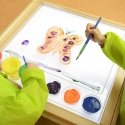 MASTERKIDZ sensory frame - LED panel + transparent painting tray MASTERKIDZ sensory frame - LED panel + transparent painting tray