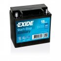 Exide EK151 automobilio akumuliatorius AGM („Absorbed Glass Mat“) 15 Ah 12 V 200 A Motociklas Exide EK151 automobilio akumuliatorius AGM („Absorbed Glass Mat“) 15 Ah 12 V 200 A Motociklas