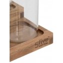 5five Simply Smart HARMONY spice jars on a wooden shelf, 9 x 180 ml