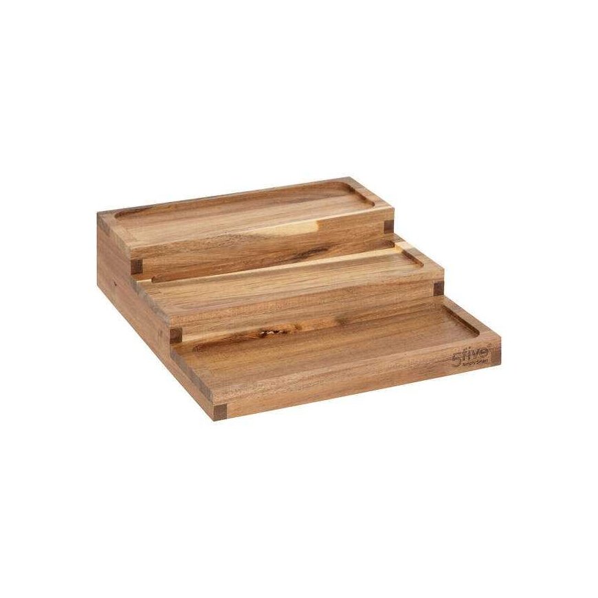 5five Simply Smart HARMONY spice jars on a wooden shelf, 9 x 180 ml – 4