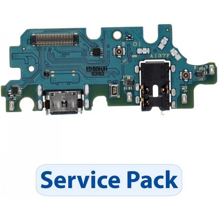 Dēklis „ServicePack“ USB uzlādes plate SAMSUNG A13 4G A137F GH96-15366A