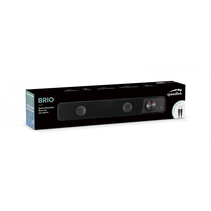 SPEEDLINK BRIO Black 6 W – 3
